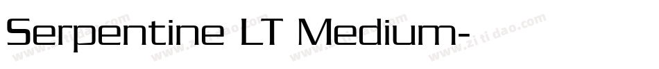 Serpentine LT Medium字体转换